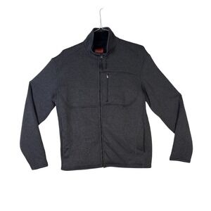 Coleman Mens Full Zip Sherpa Lined Sweater Fleece Jacket Gray Large RSZF9D3372